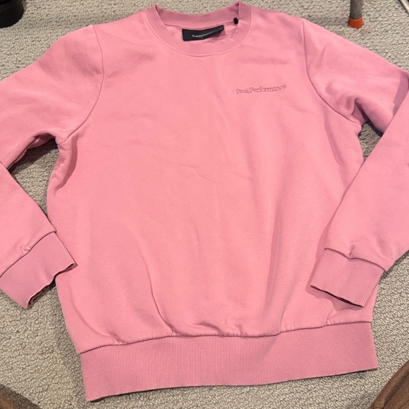 Peak Performance Pink Crewneck Sweatshirt s - Picture 2 of 4